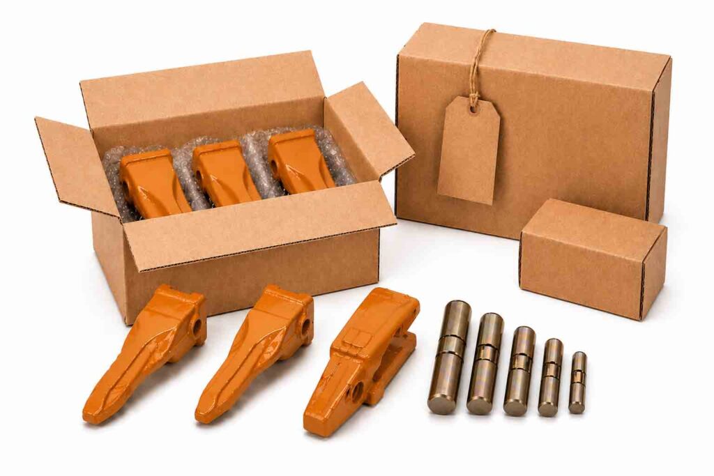 Custom bucket wear parts supplied from drawings, samples, and part references