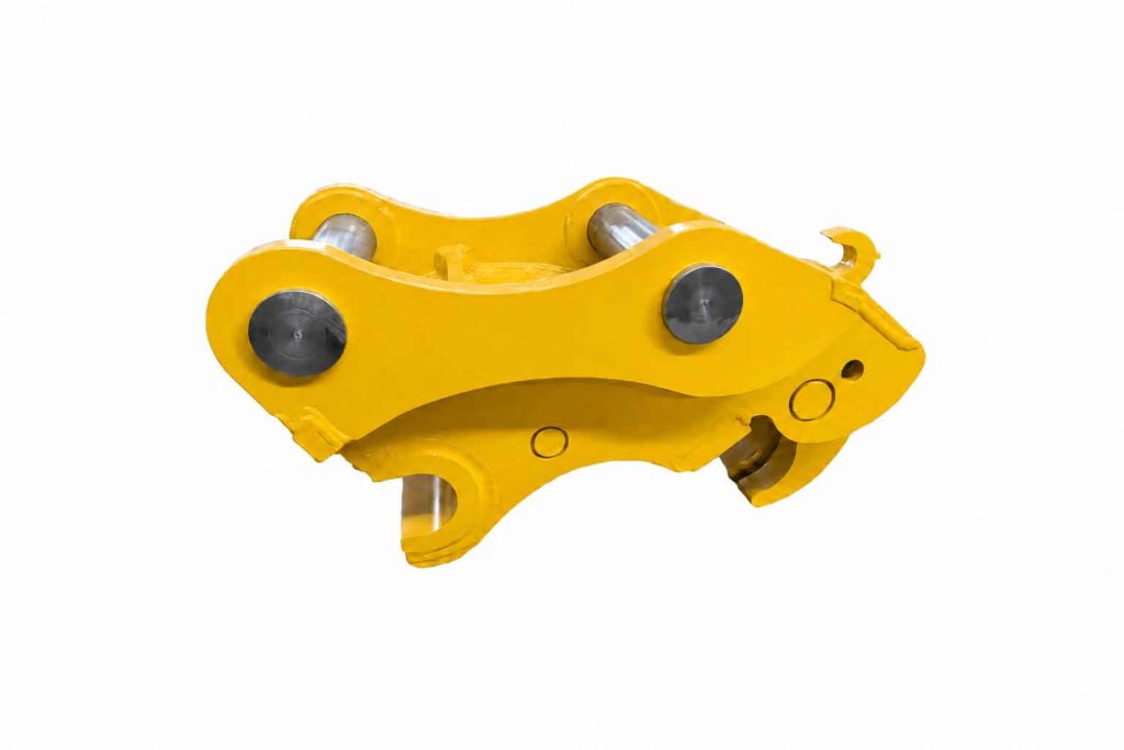 Hydraulic quick coupler main view for excavator attachment changeover